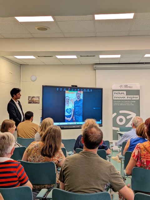 Dr Arunkumar Santhalingam lors du lancement du Réseau International pour une Francophonie Accessible et Inclusive (RIFAI)